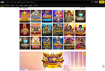 Τα πιο δημοφιλή παιχνίδια του Bwin Casino Live