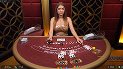 Online ζωντανό μπλάκτζακ.